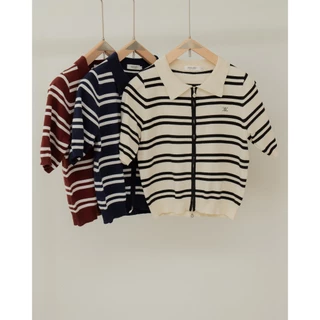 avo เสื้อโปโลดีเทล 2 ซิป mory line polo