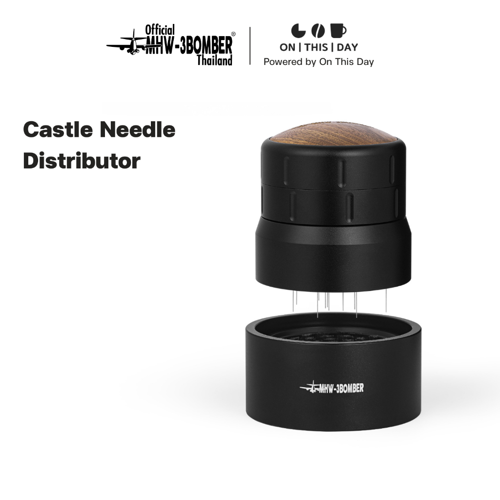 MHW-3BOMBER Castle Needle Distributor ที่เกลี่ยผงกาแฟ ขนาด 51 / 58 mm