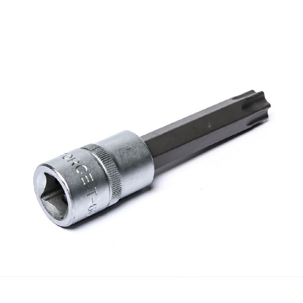 FORCE 34710060 ลูกบ็อกเดือยจีบรู1/2"L100มม T60H F131-34710060