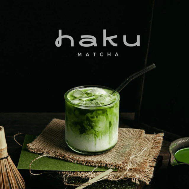 HAKU GLASS MATCHA MOOD 420ml.(แก้วฮาคุ) พร้อมส่ง