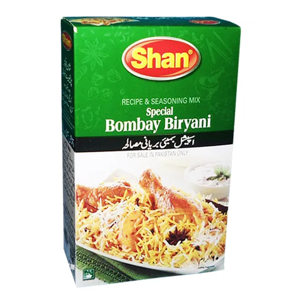 SHAN   special bombay BIRYANI MASALA 50G - เครื่องเทศข้าวหมก (Biryani Masala) 50 กรัม