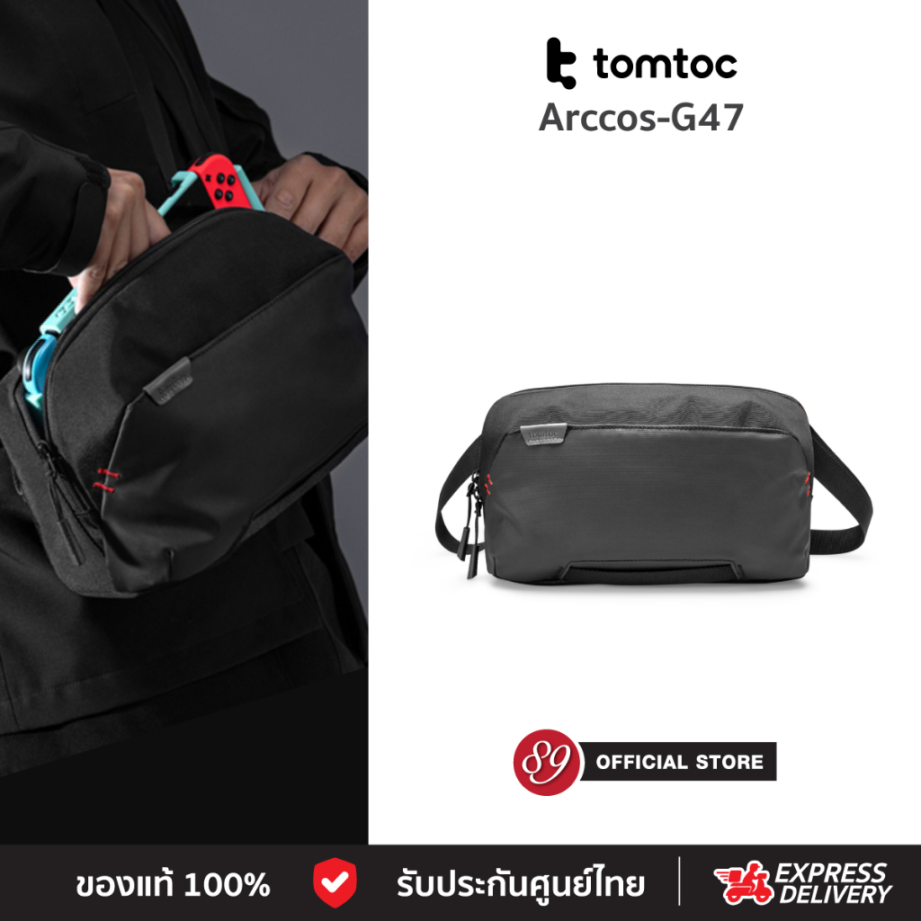 🇹🇭TOMTOC ARCCOS-G47 Travel bag for Steam Deck and ASUS ROG Ally กระเป๋าสะพายข้างและถือ