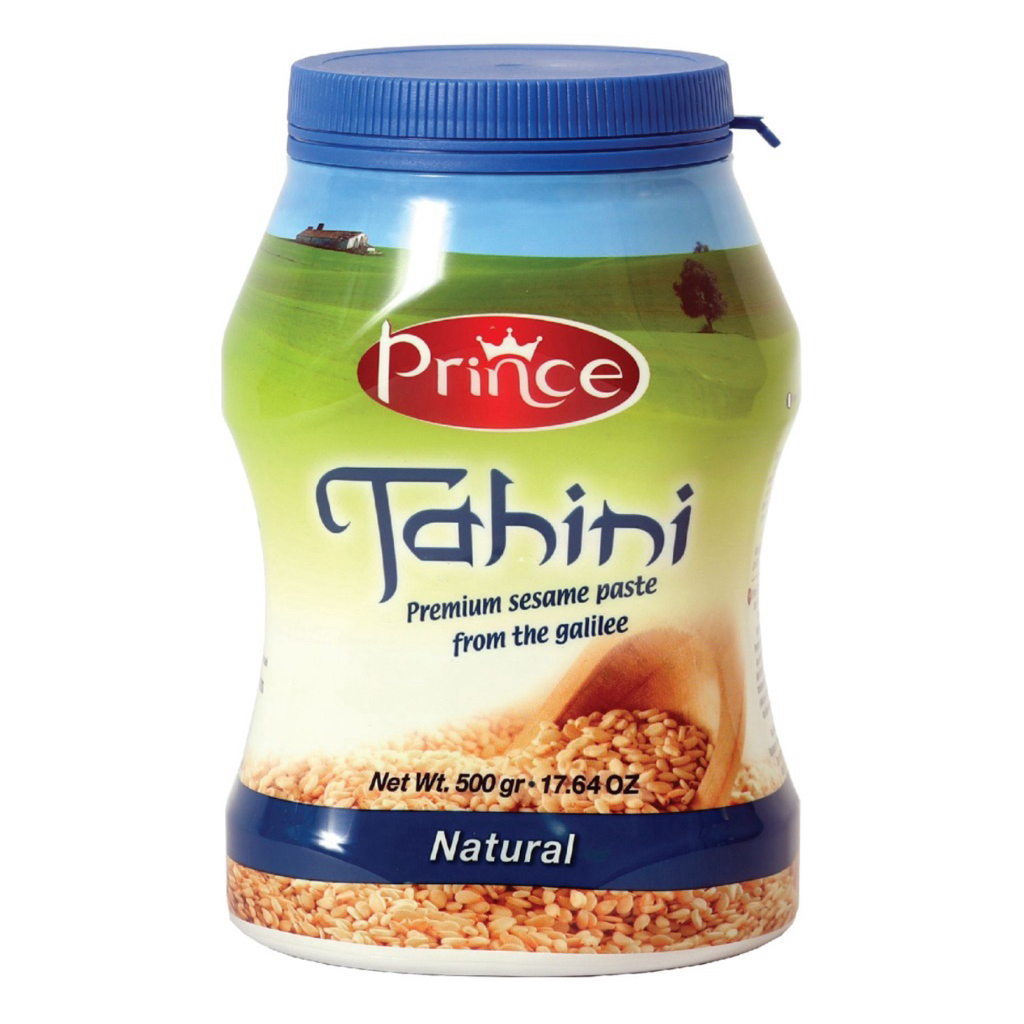 Prince Tahini Natural Sesame Paste 500g. เดอะปริ้นตาฮินี่งาบด 500g.