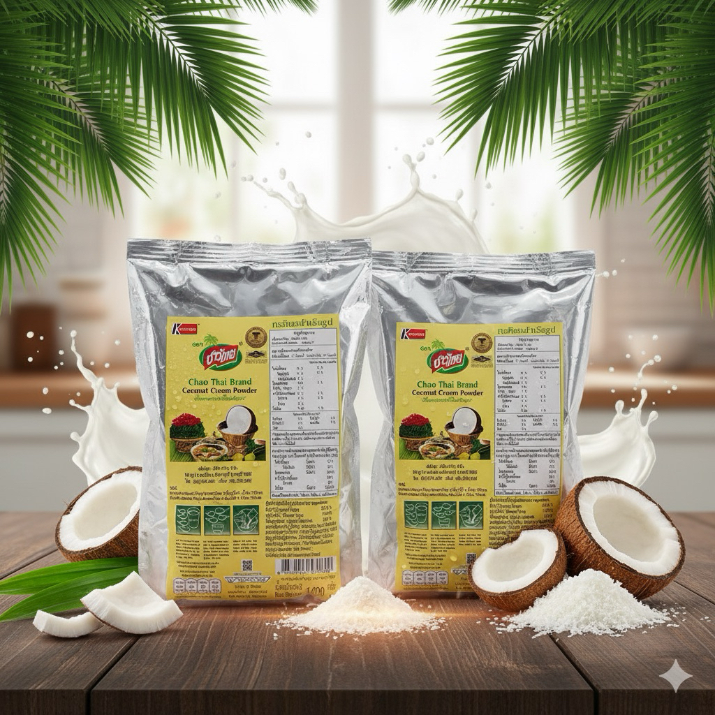 กะทิผง 1 กิโลกรัม ตรา ชาวไทย ผงกะทิ กะทิผงสำเร็จรูป (ได้รับสินค้าตามตัวเลือกและราคาที่จ่าย)