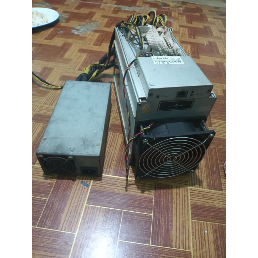ลดราคาพิเศษ Bitmain Antminer L3+ (504mh/s) + PSU ไม่มีสาย