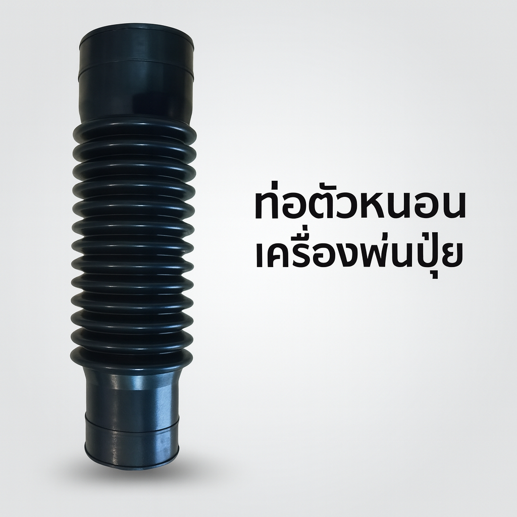 ท่อ ท่อตัวหนอน ท่อย่น พ่นปุ๋ย F30 ตัวหนอน เครื่องพ่นปุ๋ย 3 แรง 3WF