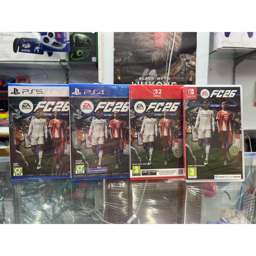(📣🚚พร้อมส่ง) เกมส์ EA Sport FC26 (Asia) (EN) แผ่น Ps4,Ps5 (จะได้รับสินค้า 26-28กันยายนนี้)
