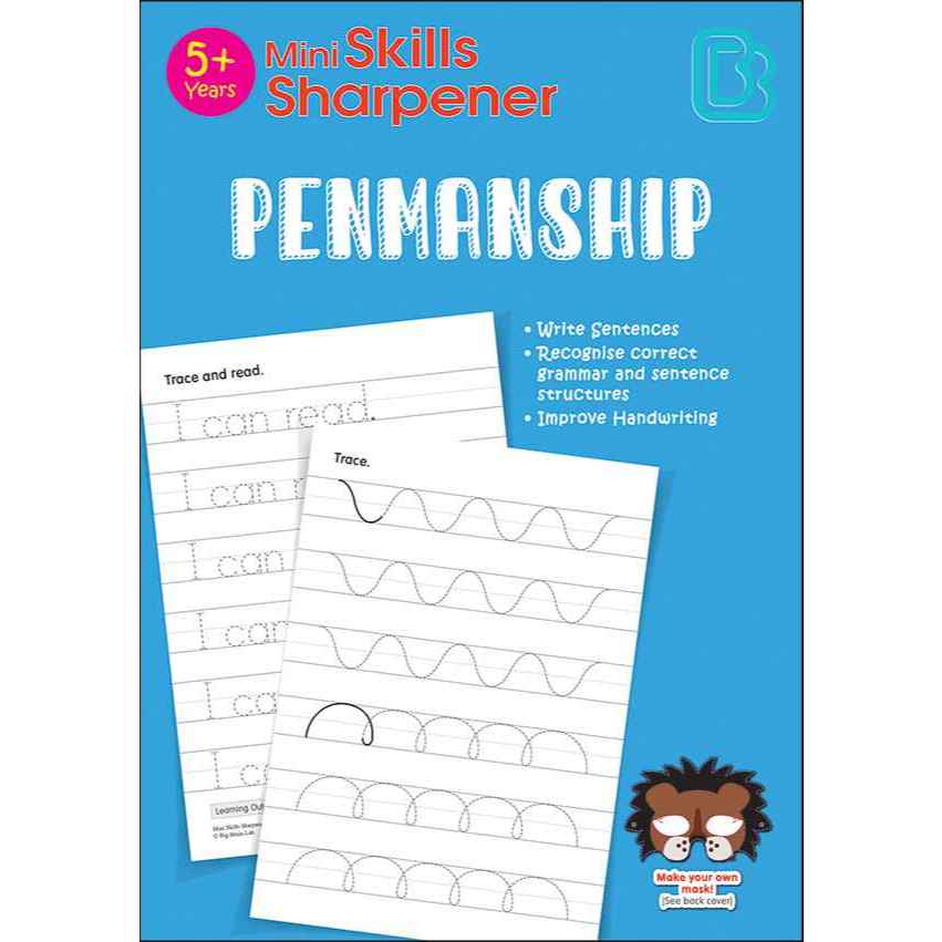 SAP_แบบเสริมทักษะ สำหรับอนุบาล  Mini Skills Sharpener PENMANSHIP (5+ Years)