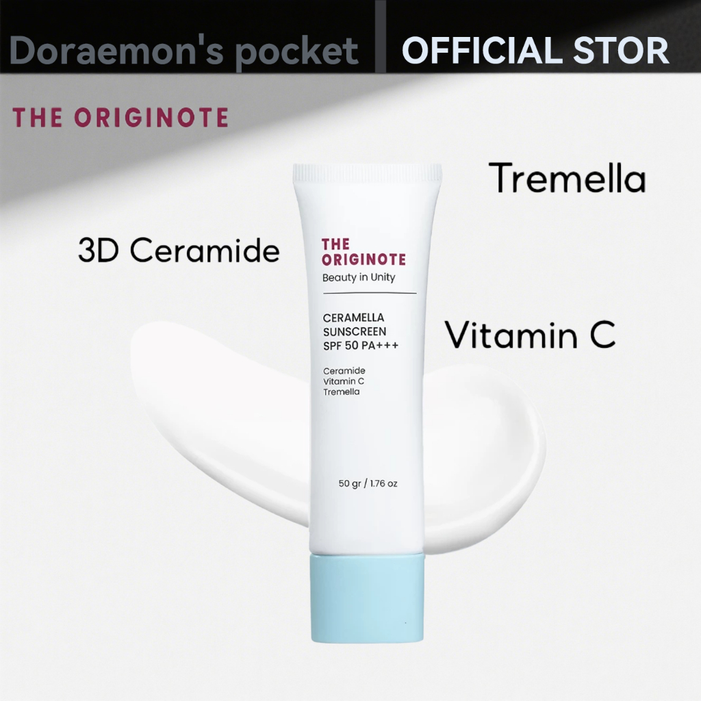 The Originote Ceramella Sunscreen SPF 50 PA+++ ป้องกันแสงแดดและรังสียูวี กันแดด กันแดดหน้า ครีมกันแด
