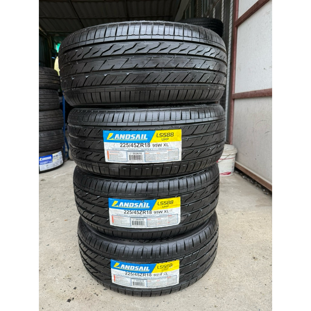 ยางใหม่Landsail(LS588)225/45R18ปี21-22(ราคาขายต่อ1เส้น)