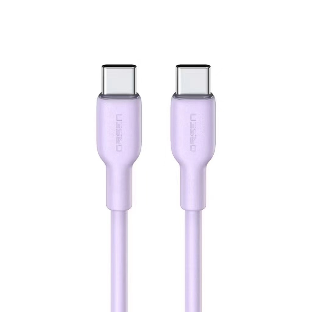 Orsen S12 สายชาร์จ Type-C 60w สายชาร์จ Type-C to Type C รองรับ PD QC3.0 Fast Charge สายชาร์จเร็วทนทา
