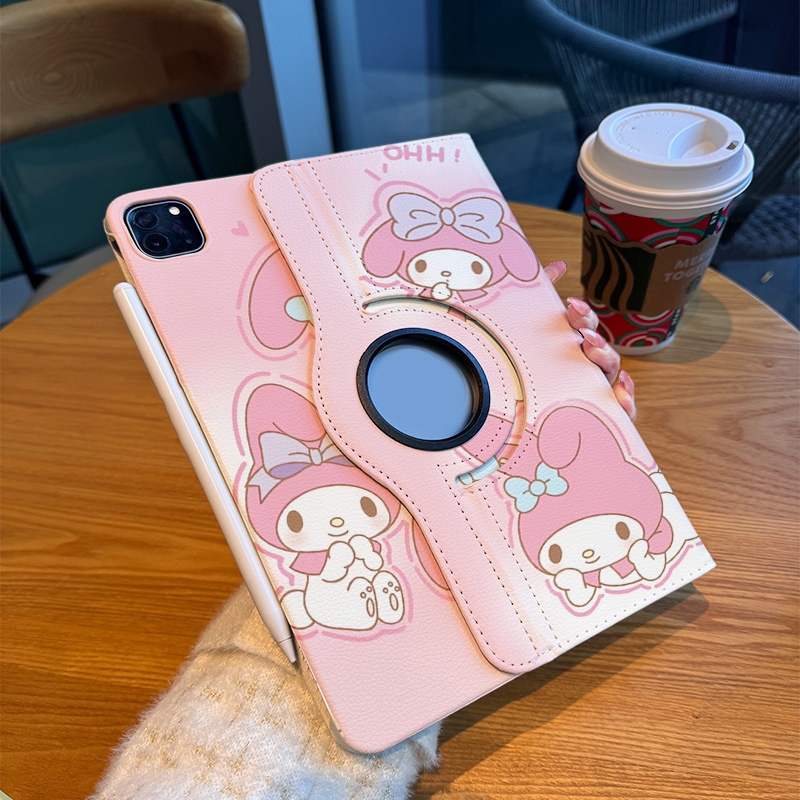 🚀จัดส่งจากกรุงเทพฯ🚀เคสipad การหมุน 360 องศา Melody Pro13 Air7/6 13 Gen11/10 Air5/4 เคสไอแพด Sanrio