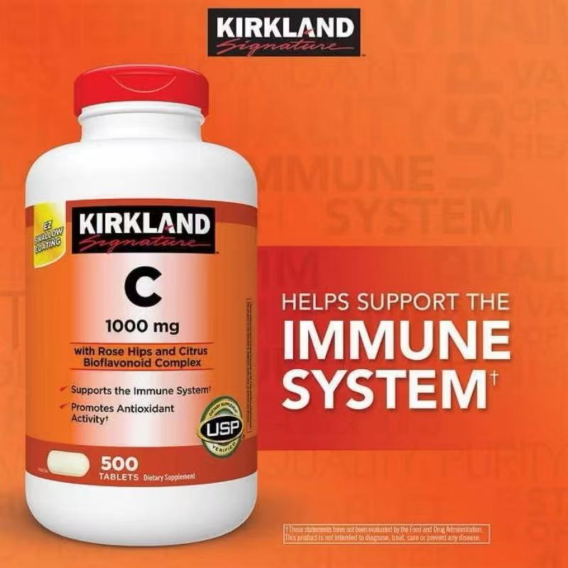 Kirkland VitaminC 1000 mg 500 Tablets วิตามินซี เคิร์กแลนด์ 1000mg