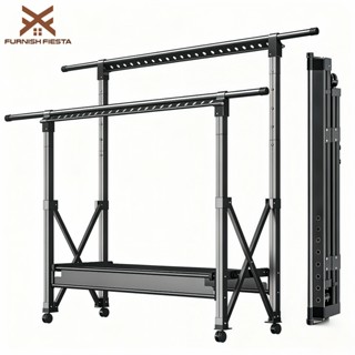 FurnishFiesta ราวตากผ้า ราวตากผ้าอลูมิเนียมอัลลอยด์ ราวตากผ้…