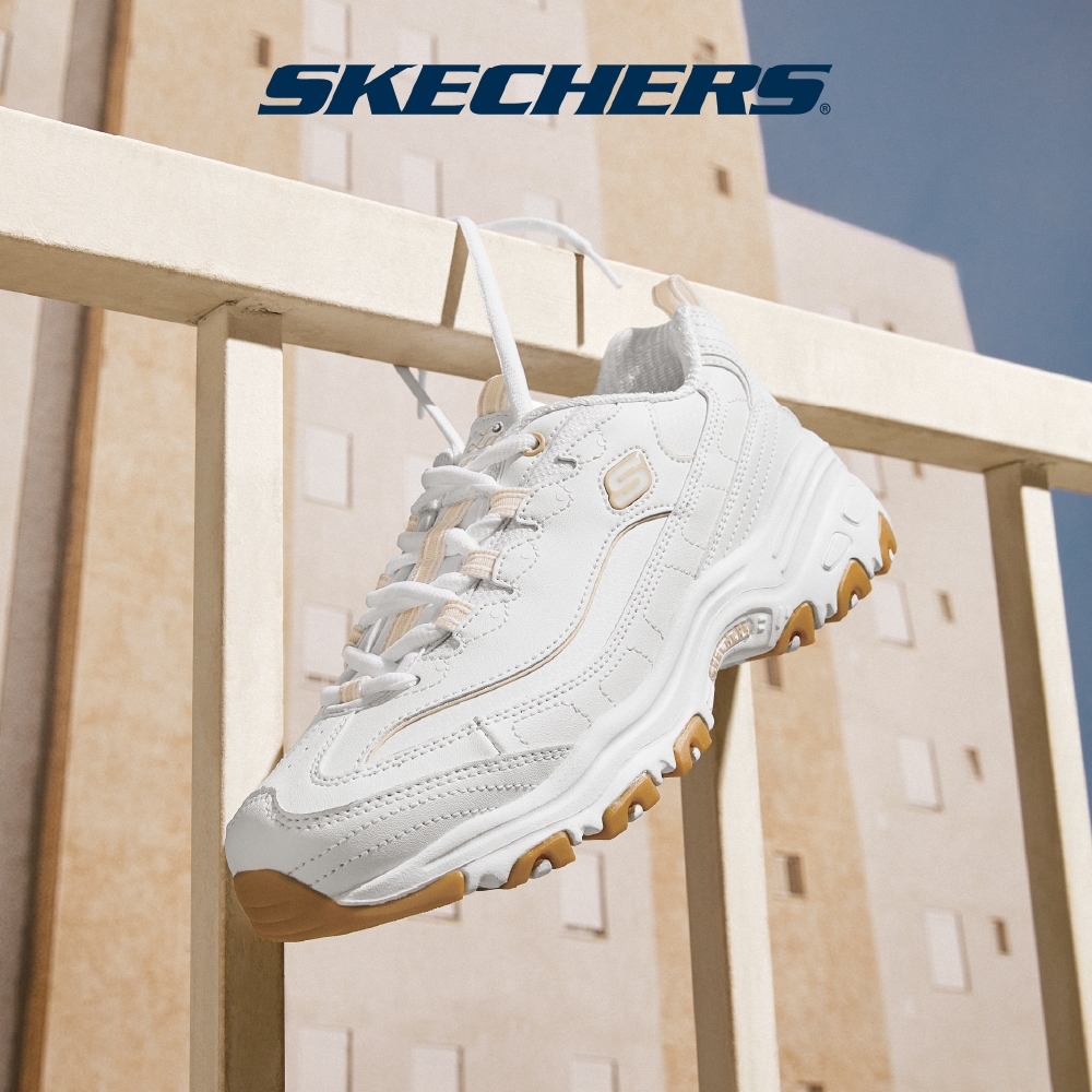 Skechers สเก็ตเชอร์ส รองเท้าผู้หญิง Women D'lites Good Neutral Shoes - 149807-WHT