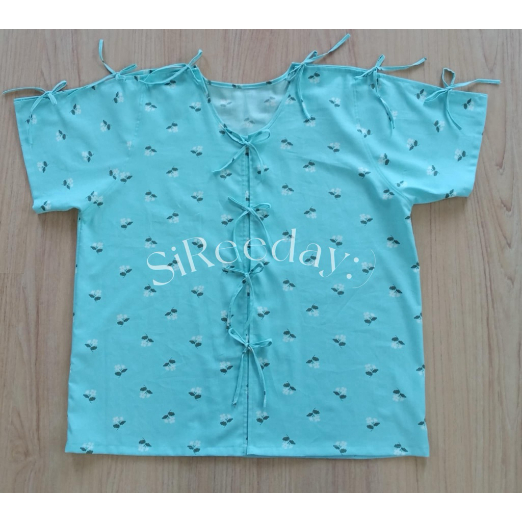 🦋ลายใหม่🩵เสื้อผู้ป่วย