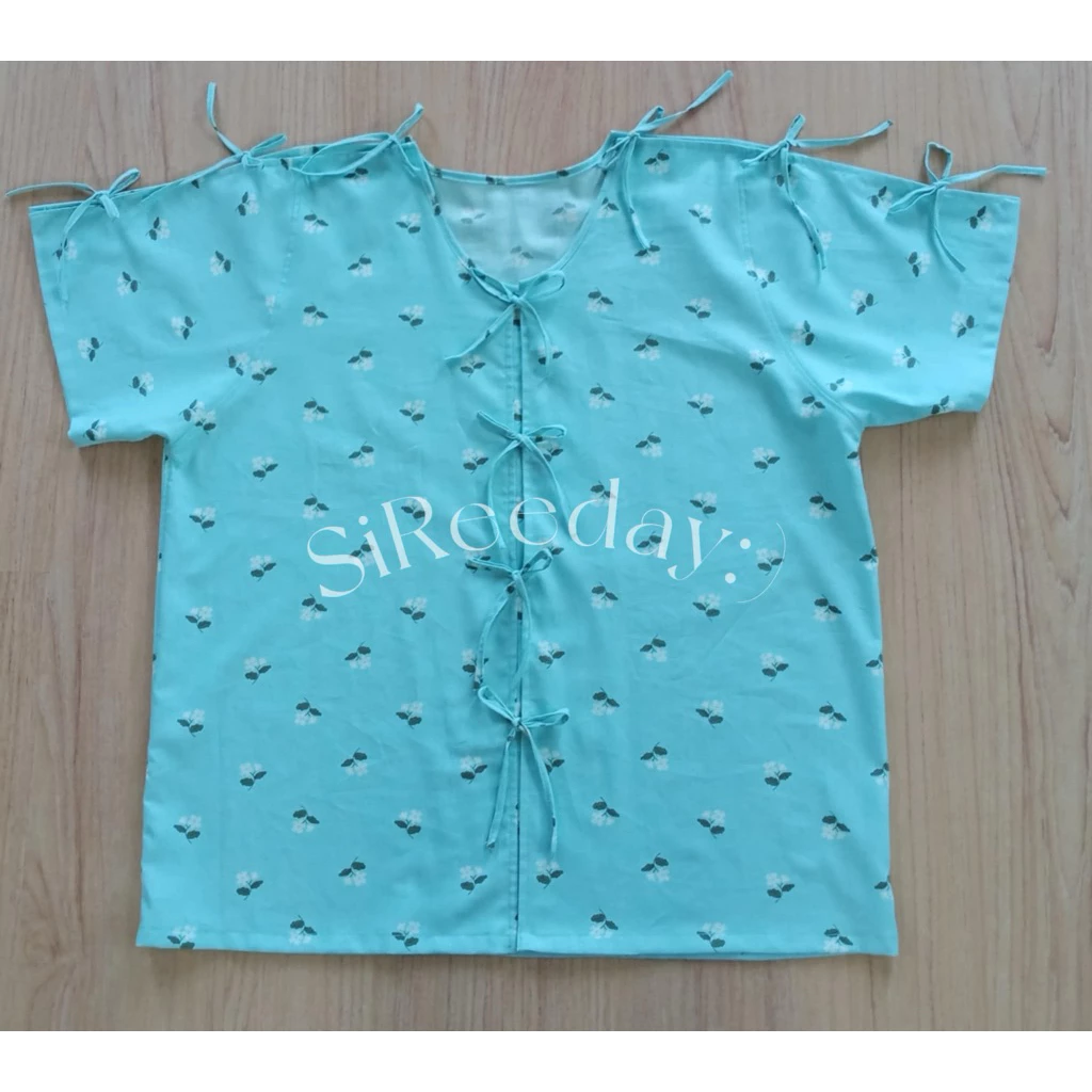 🦋ลายใหม่🩵เสื้อผู้ป่วย