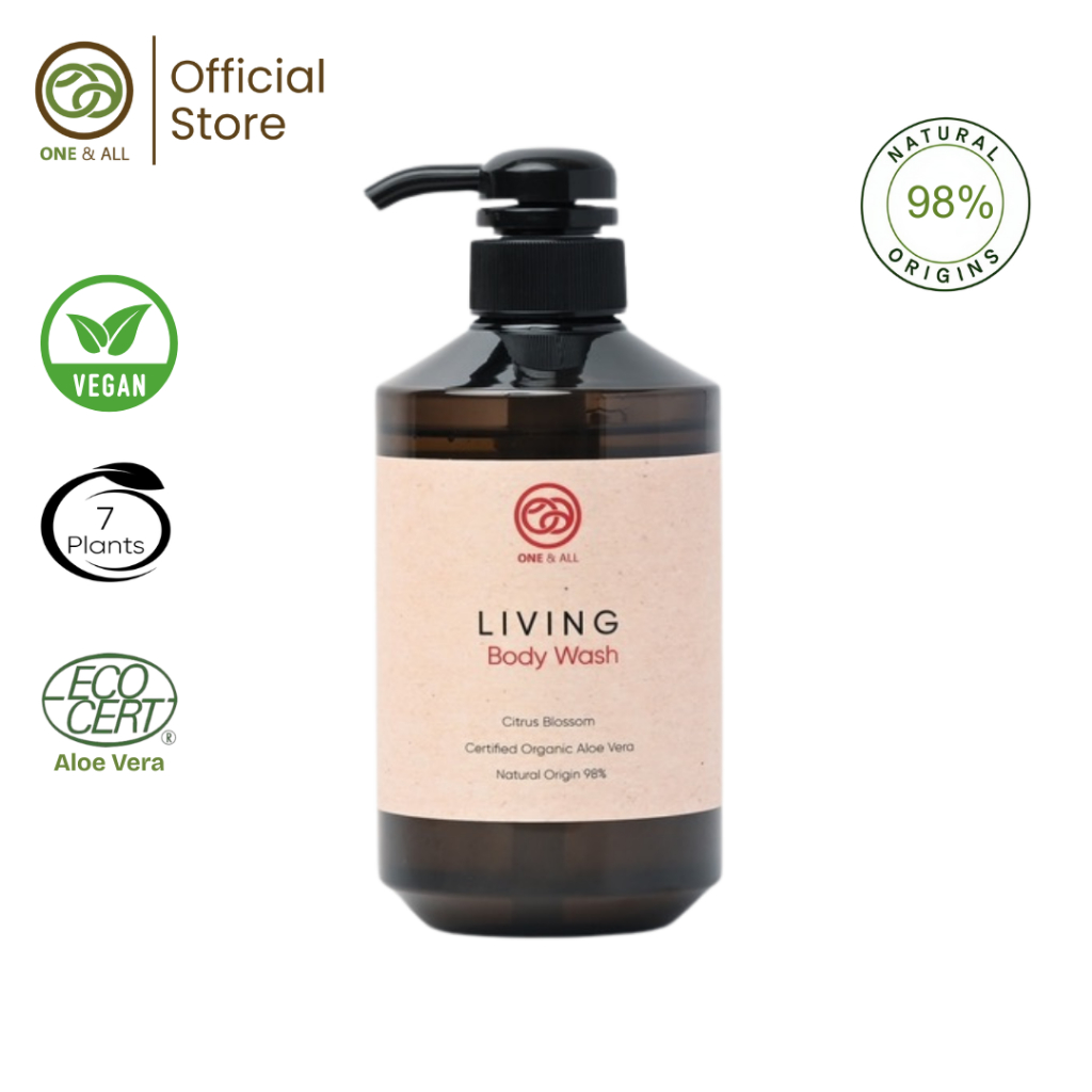 Living Body Wash สบู่เหลวอาบน้ำเนชัลรัลสูตรอ่อนโยน 500ml