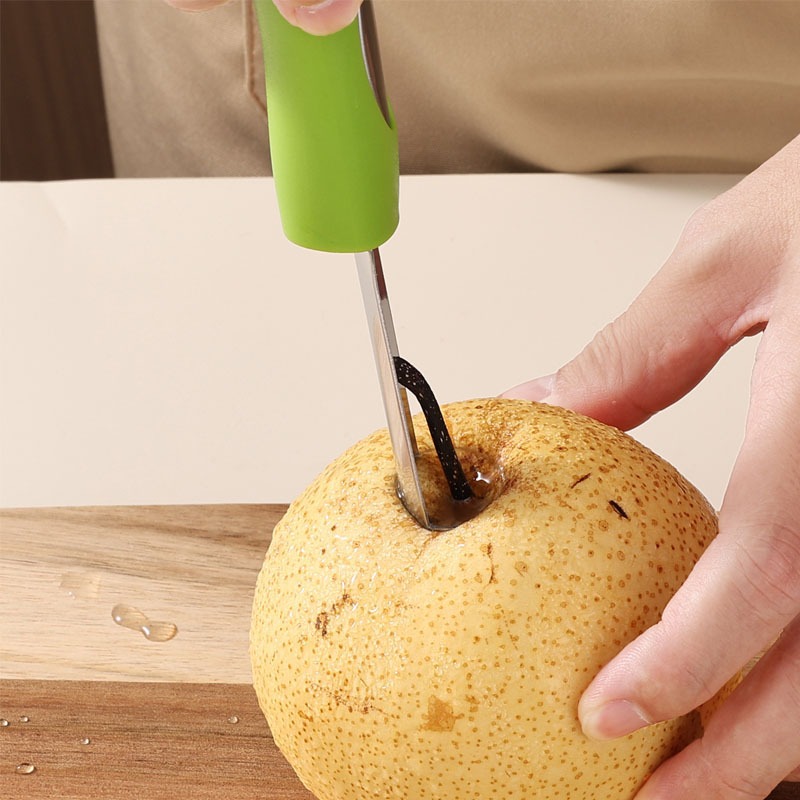 ชุดที่เจาะเมล็ดผลไม้ (1ชุดมี4ชิ้น) สแตนเลสแท้ เอาตะแก้ออกง่ายเร็ว ทันใจ ที่เจาะเมล็ดผลไม้ - รูปที่ 6