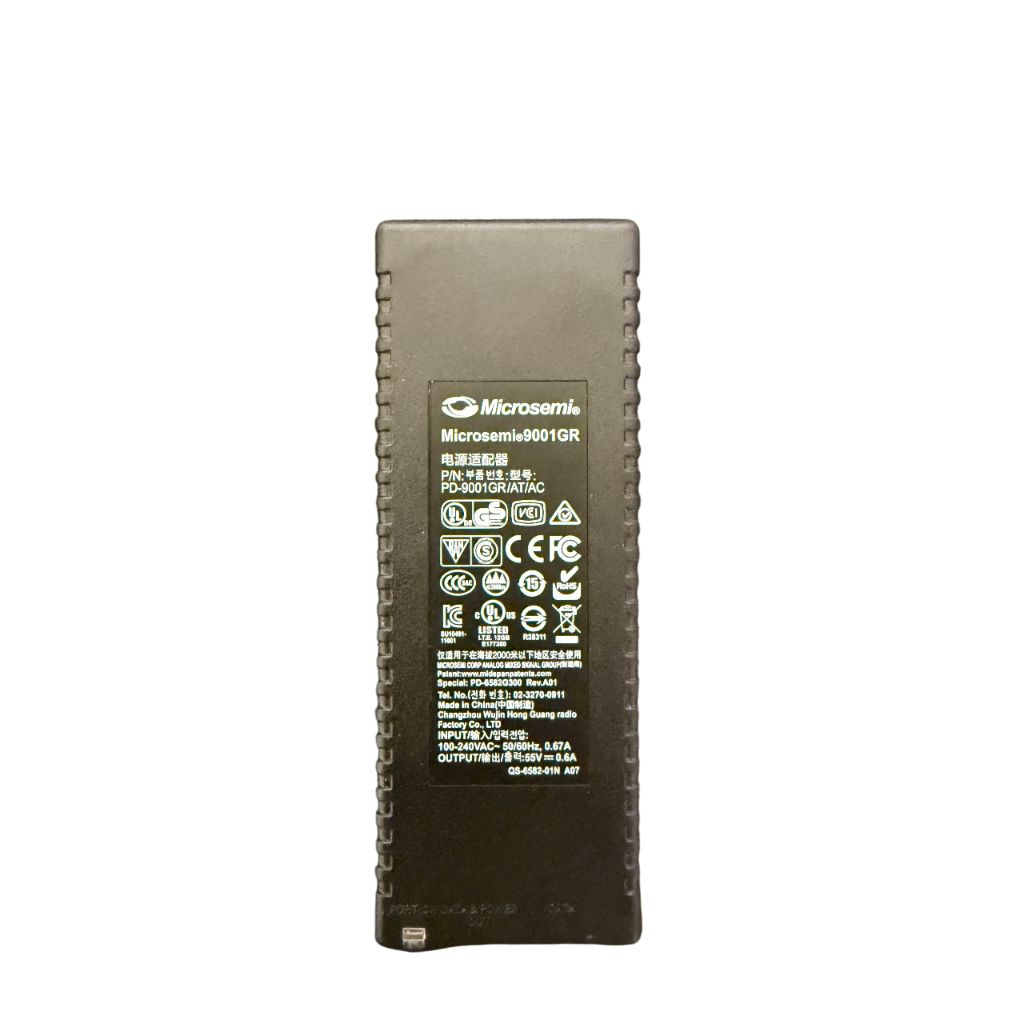 POE Injector Microsemi PD-9001GR Power over Ethernet Midspan สำหรับ Aruba AP
