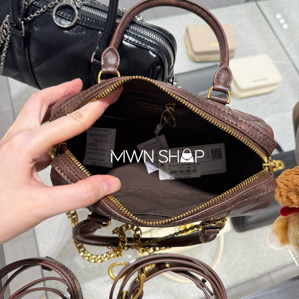 Charles&keith กระเป๋าสะพายข้าง Philomena มีโค้ดลด30% รูปที่ 3