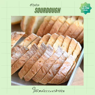 Plain sourdough ขนมปังซาวโดว์จากยีสต์ธรรมชาติ ฮาลาล(halal)