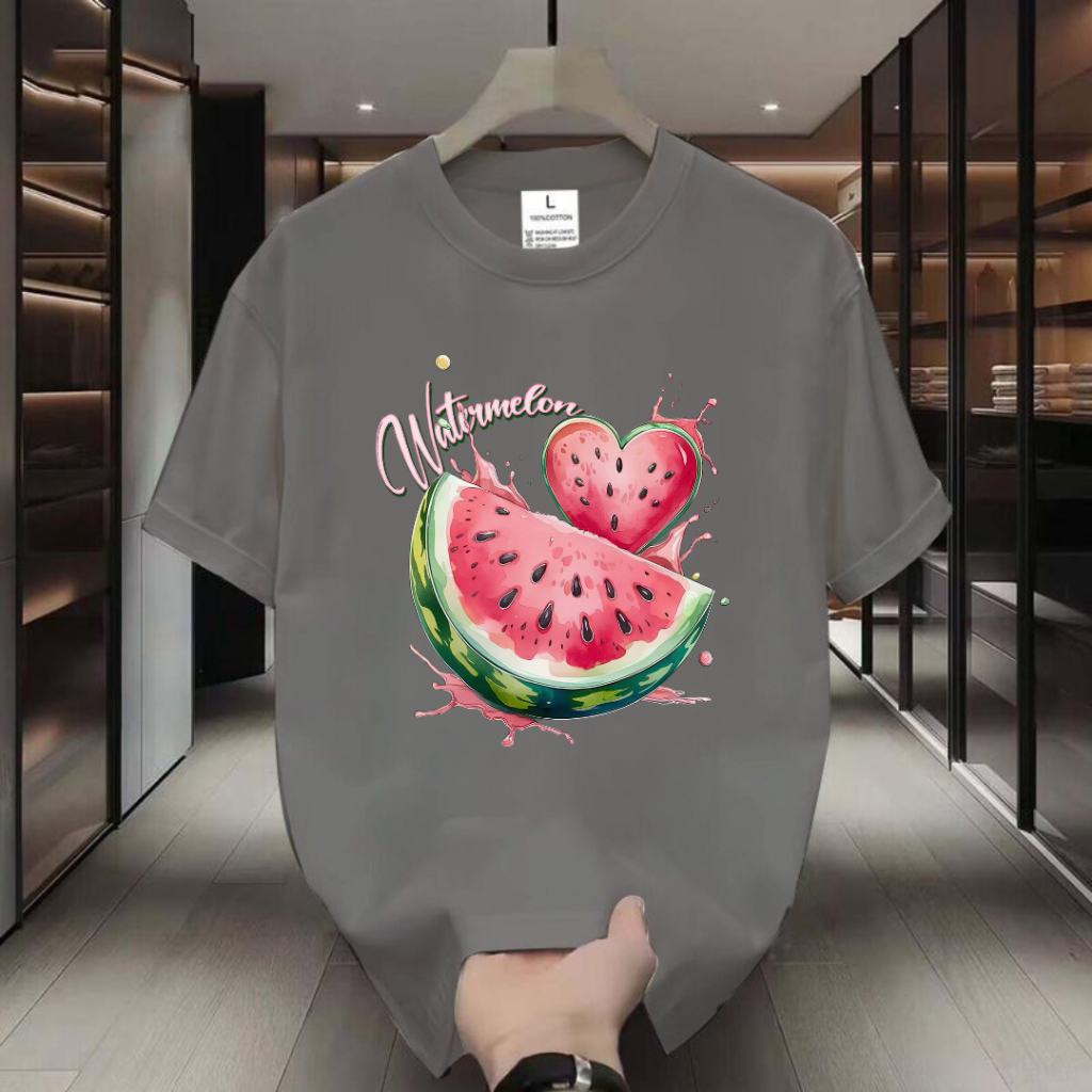 เสื้อยืด คอกลม ผู้หญิงสกรีนลายผมไม้น่ารักๆ ผ้าCotton Premium ผ้านุ่มใส่สบายทรงสวย ลายฮิตติดกระแส Q2778