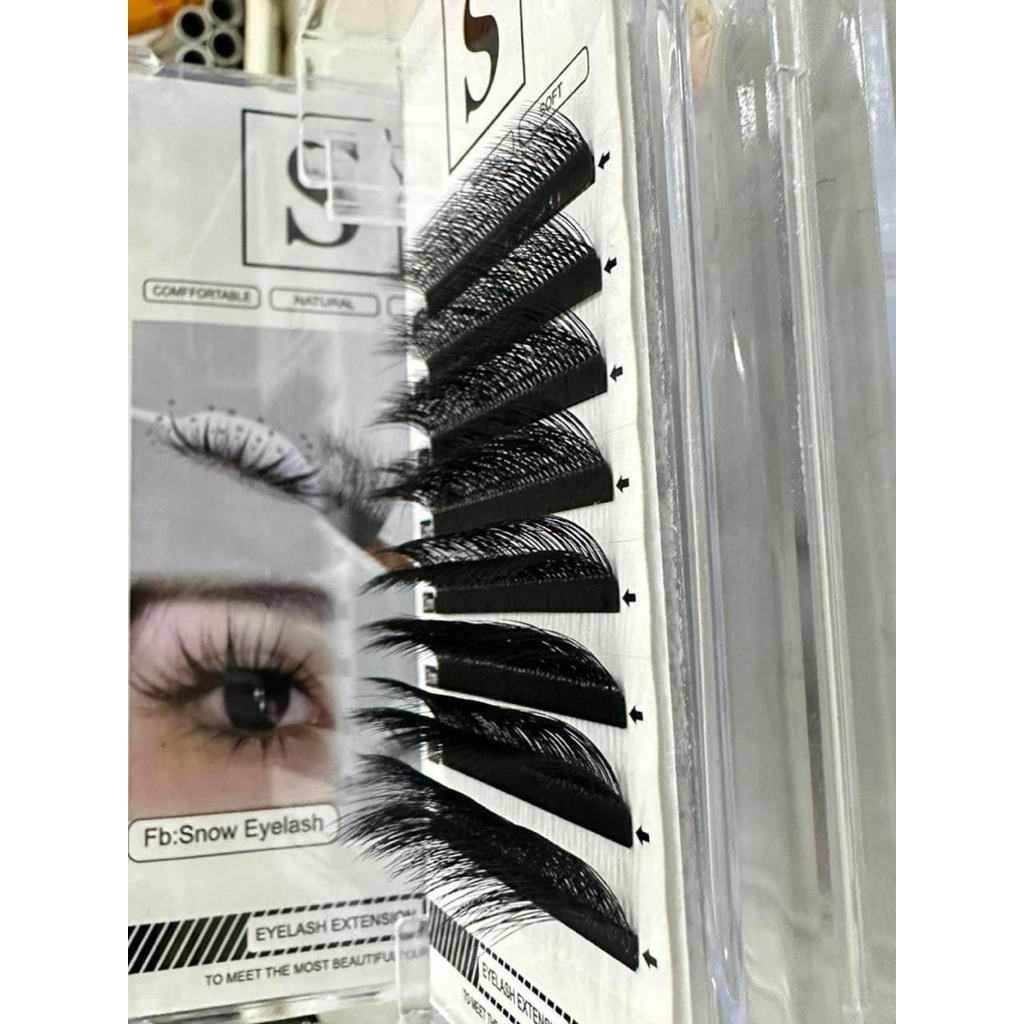 ขนตาหลายชั้น - Douyin Eyelash LC LJ -ขนตานู่มนิ่มต่ออกสวย