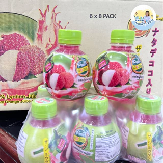 น้ำส้ม / น้ำลิ้นจี่ เดอะโชกุน น้ำผลไม้ อร่อย ชื่นใจ ขนาด 220 ml. [6-30 ขวด]
