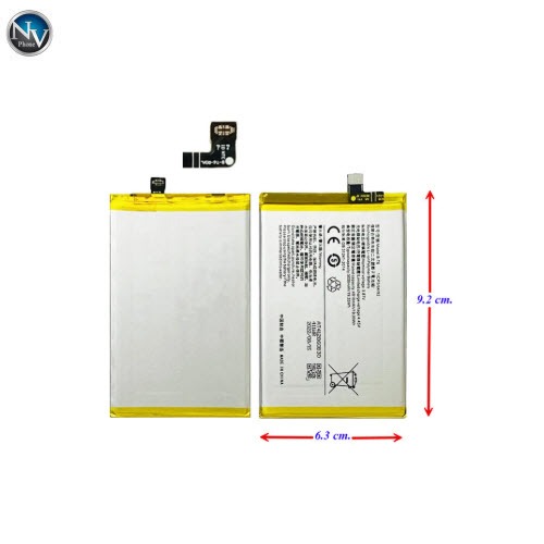 แบตเตอรี่ Vivo T1 5G,V2141,V2157(B-T6) 6.3x9.2 cm.5000 mAh.
