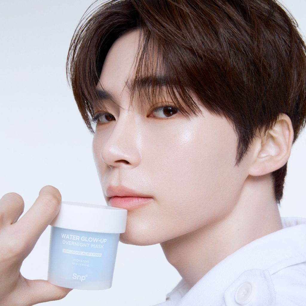 [สลีปปิ้งมาส์ก] SNP Water Glow-Up Overnight Mask 100 g./3.38 fl.oz.