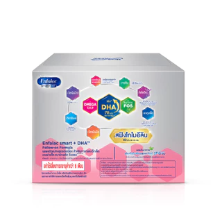 Enfalac Smart+ เอนฟาแล็ค สมาร์ทพลัส สูตร 2 ขนาด 3000 กรัม (บรรจุ 500 กรัม x 6 ซอง)
