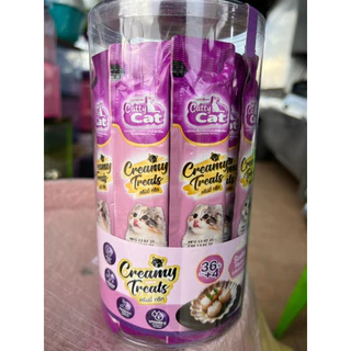 [กระปุก40ซอง] Catty Cat ขนมแมวเลีย 15gx40ซอง