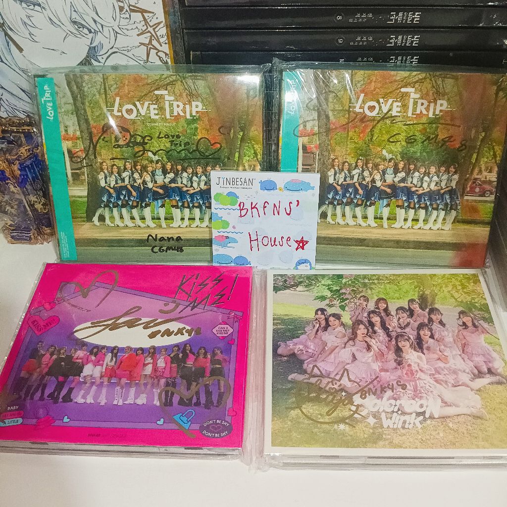 BNK48 CGM48 Sign CD ลายเซ็น เฟม เจ้าเข็ม นานา สิตา นีญ่า Fame Jaokhem Nana Sita Niya