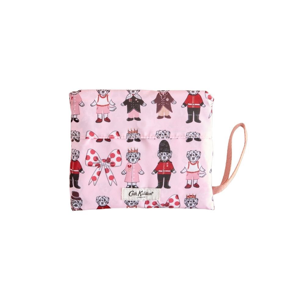 Cath Kidston حقيبة توت كبيرة قابلة للطي London Dogs — وردي — صورة 4