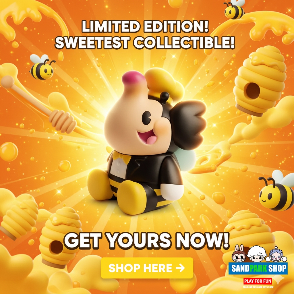 🔥พร้อมส่ง🔥🐝 Unbox Industries:  BUMBLE BEE ELFIE🍌🍌😍 DESIGN: TOO NATTHAPONG 📆 จำนวนจำกัด