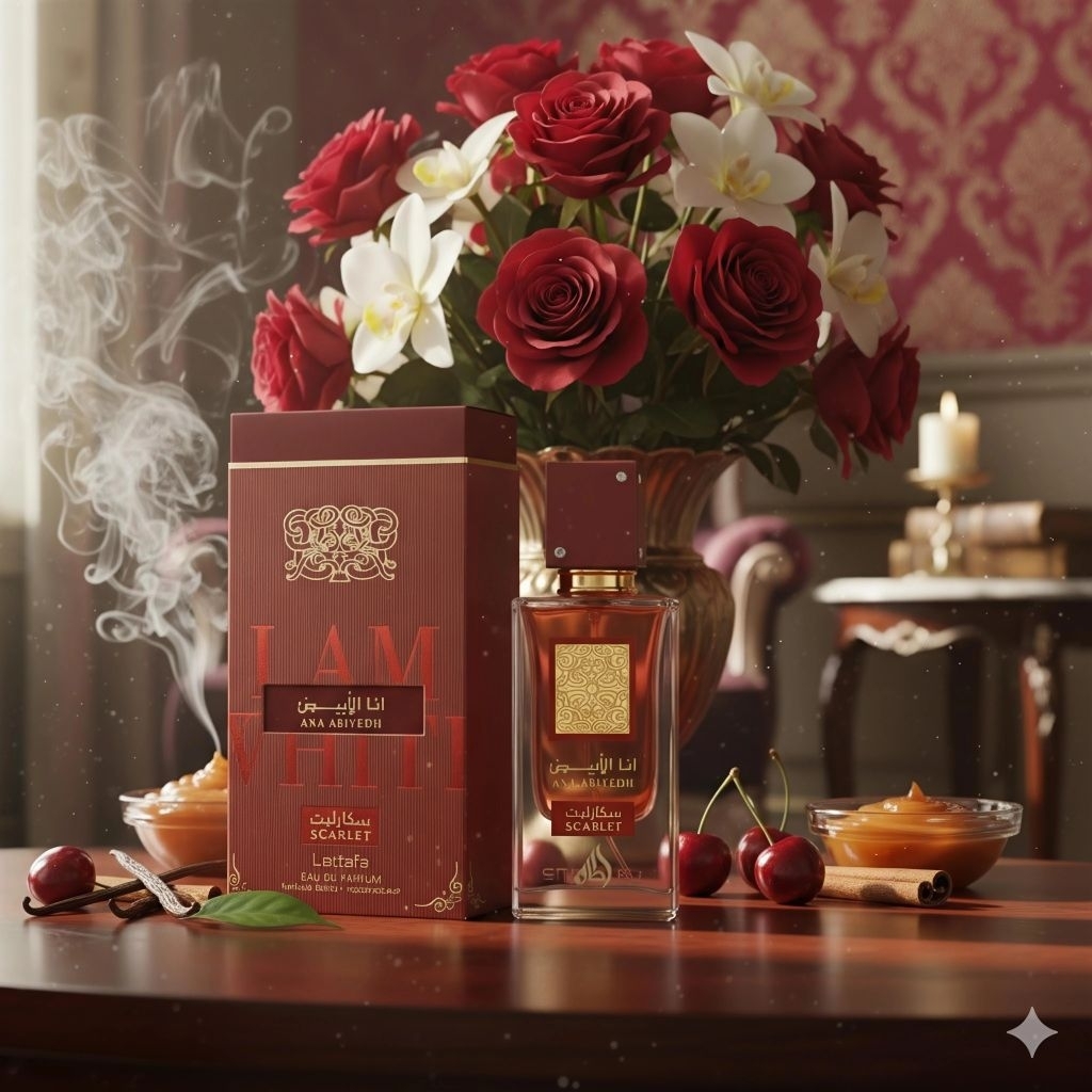 original Arabic perfume from the house of lattafa Ana abiyed Scarlett/Ana abiyed coral 60ml