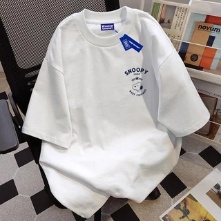 ✨【จัดส่งภายใน 24 ชั่วโมง】 สนูปปี้ ย้อนยุคอเมริกัน เสื้อ เสื้อยืด oversize เสื้อยืดผู้หญิง เสื้อผู้ชาย เสื้อแฟชั่น