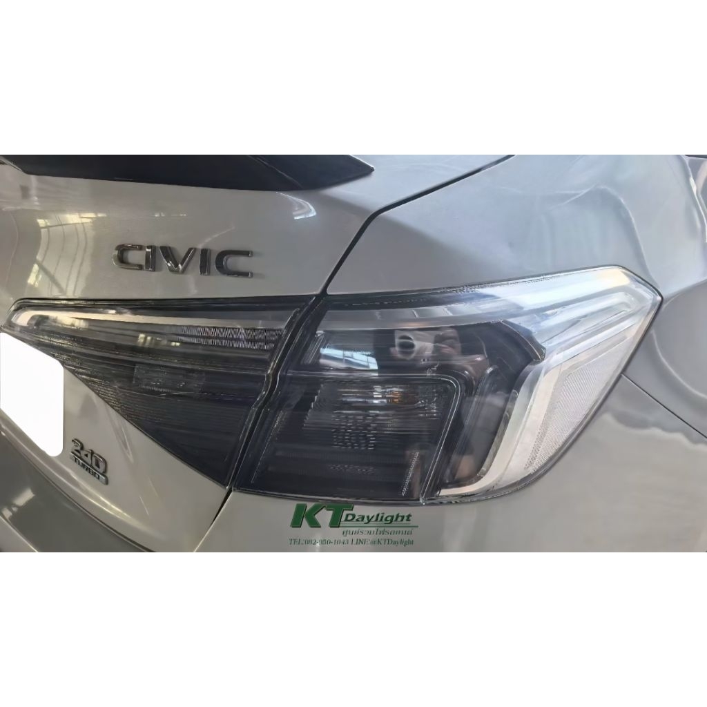 ไฟท้ายใส Honda Civic FE 11th 4ประตู 2022-2025 ไฟท้าย Clear lens ไฟท้ายใส  สำเร็จรูป เปลี่ยนแทนของใหม่ได้เลย1คู่