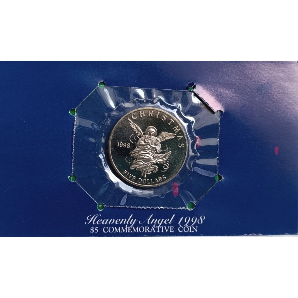 หมู่เกาะมาร์แชลล์ 5 Dollars 1998 -Christmas