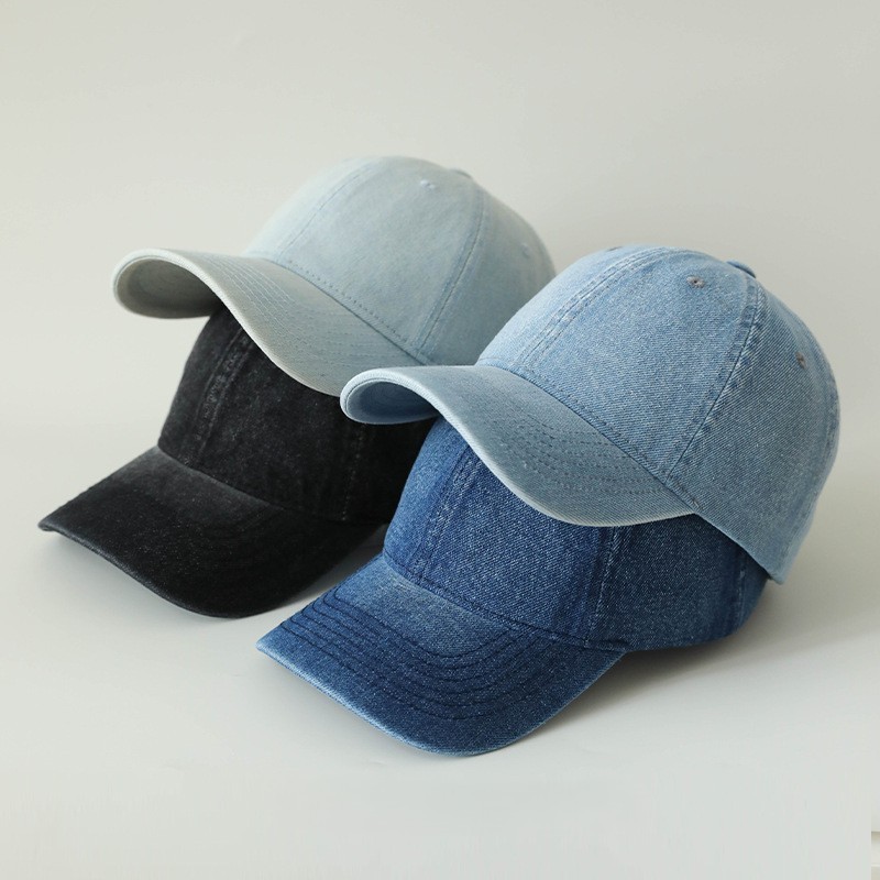 Denim baseball cap - พร้อมส่ง ส่งเร็ว 1-2 วันถึง หมวกยีนส์ Cap ( 3 สี) - หมวกแก๊ป หมวกเบสบอล