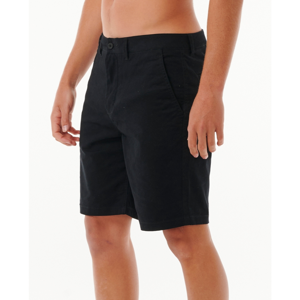 RIPCURLกางเกงขาสั้น ลำลองผู้ชายสีดำ  028MWS CLASSIC SURF CHINO WALKSHORT 2025-S1