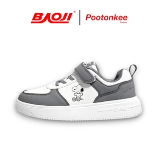 BAOJI X PEANUTS บาโอจิ BJS SP01 / BJK SP01 รองเท้าผ้าใบ รองเท้าเด็กผู้ชายและผู้หญิง PEANUTS CLASSIC MINI ลิขสิทธิ์แท้