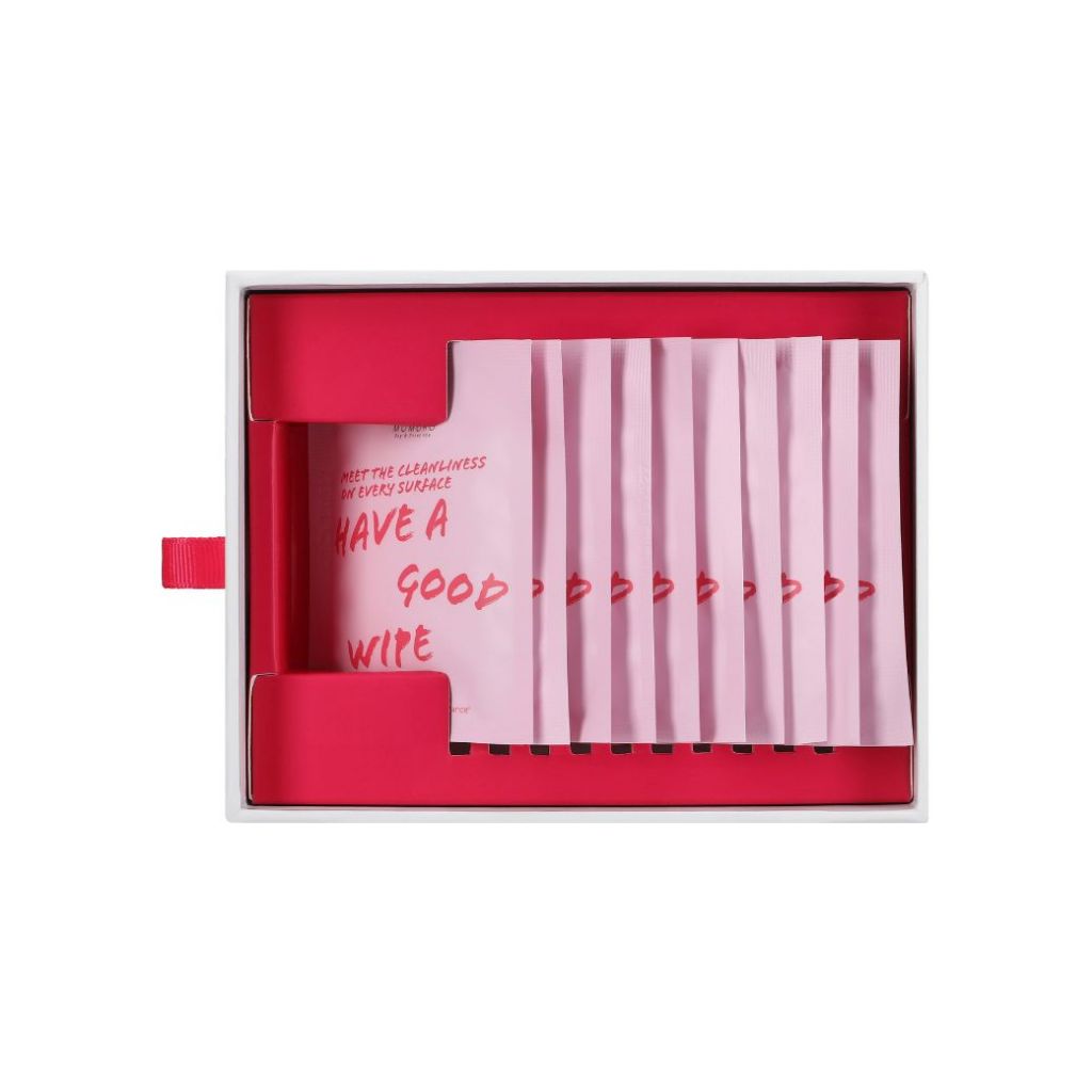 (ขนาดใหม่) Momoko Premium Wipes กล่อง 10 ซอง (แผ่นเช็ดทำความสะอาดกระเป๋าและรองเท้าหนังแบรนด์เนม) - รูปที่ 7