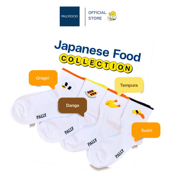Pally ถุงเท้าแฟชั่นข้อกลาง ฟรีไซส์  DOG LOVERS COLLECTION ถุงเท้าลายน้องหมาสุดน่ารัก