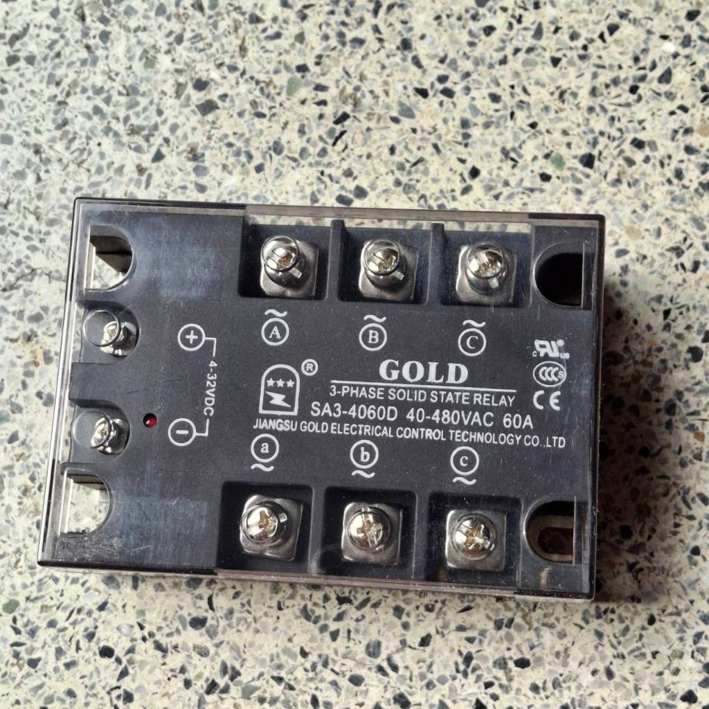 SA3-4040D 40-480VAC 40A  Stated Relay GOLD SSR 60A
