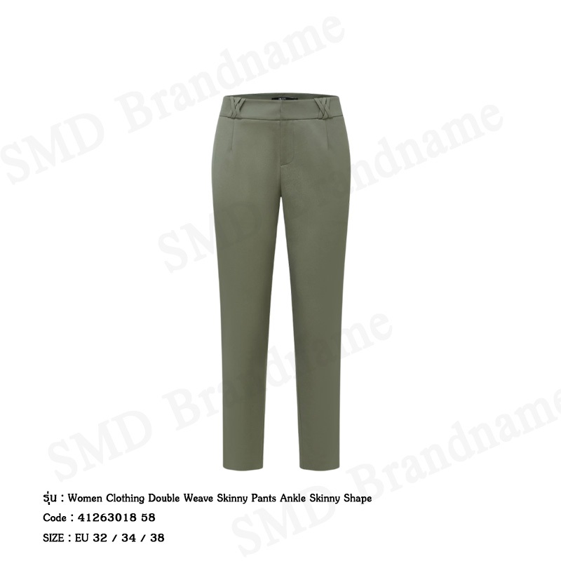 G2000 กางเกงขายาวผู้หญิง รุ่น Women Clothing Double Weave Skinny Pants Ankle Skinny Shape Code: 4126