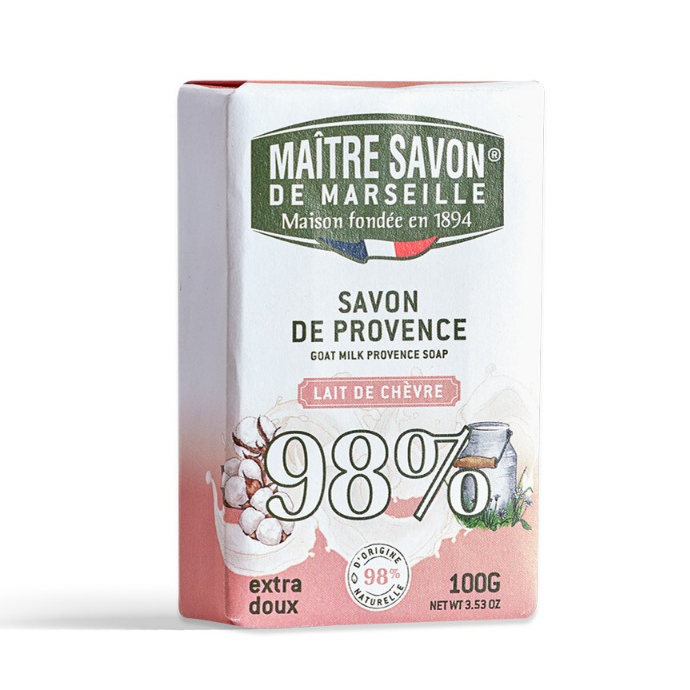 Maitre Savon de Provence สบู่ก้อนธรรมชาติ 100% กุหลาบ Extra Soft Soap Rose (100gm)