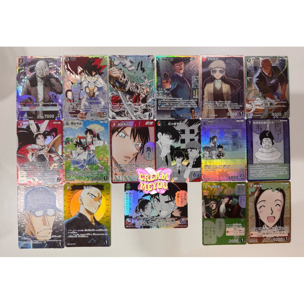 [ MR SR RP PR ] Detective Conan Card Game P07 การ์ดเกม โคนัน ชินอิจิ จอมโจรคิด ฮาคุบะ  อามุ