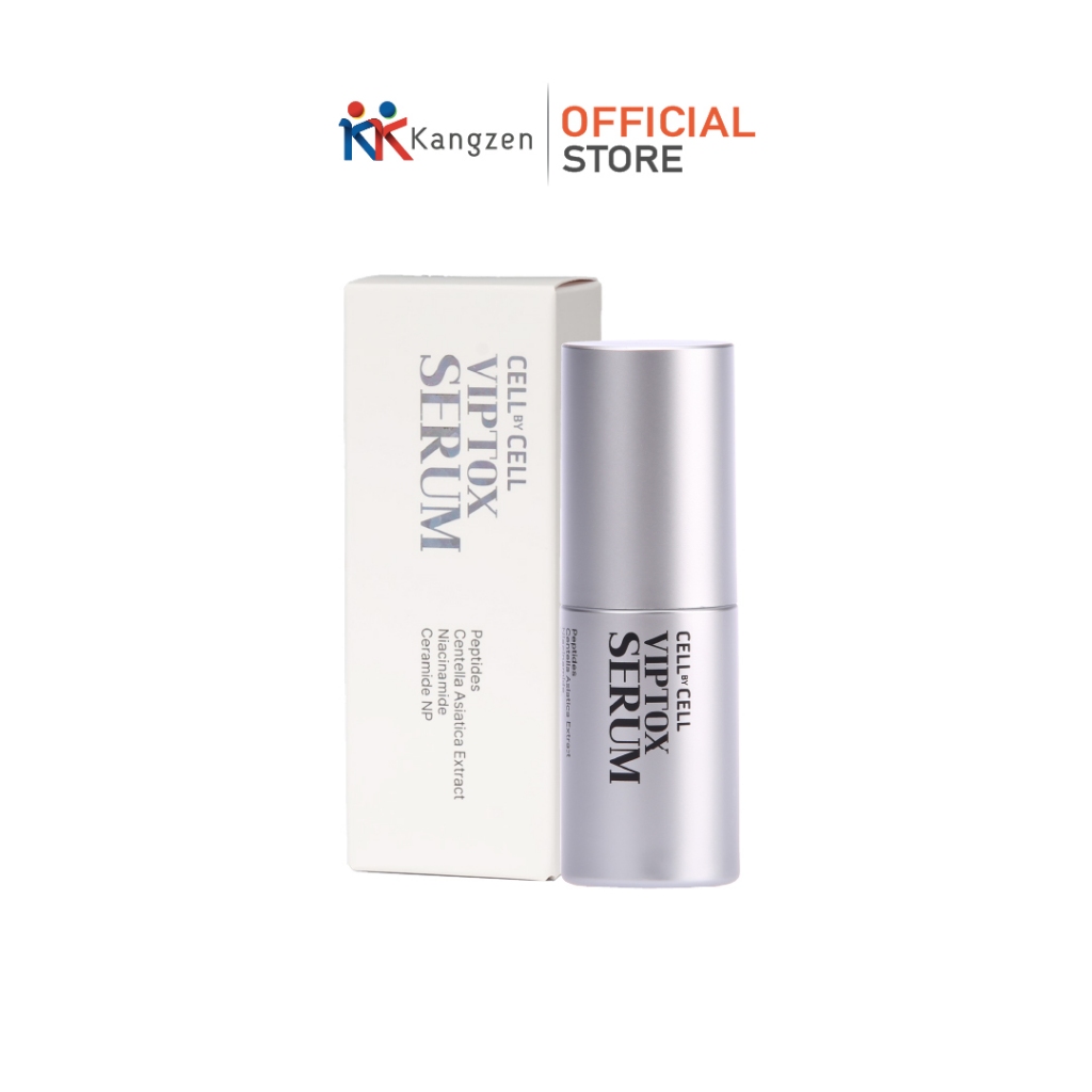 Kangzen เซลบายเซล วิพลอก ซีรั่ม Cell by Cell VIP Tox Serum 30ml. ผิวเฟิร์มแลดูอ่อนเยาว์กว่าที่เคย